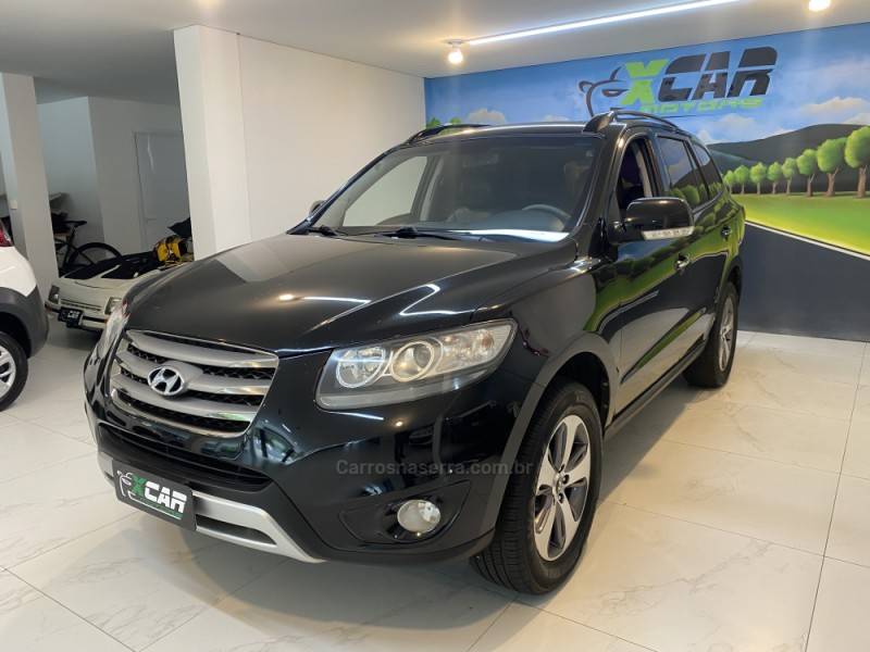 HYUNDAI - SANTA FÉ 2.4 MPI 2WD 16V GASOLINA 4P AUTOMÁTICO - 2011/2012 - Preta - R$ 55.900,00
