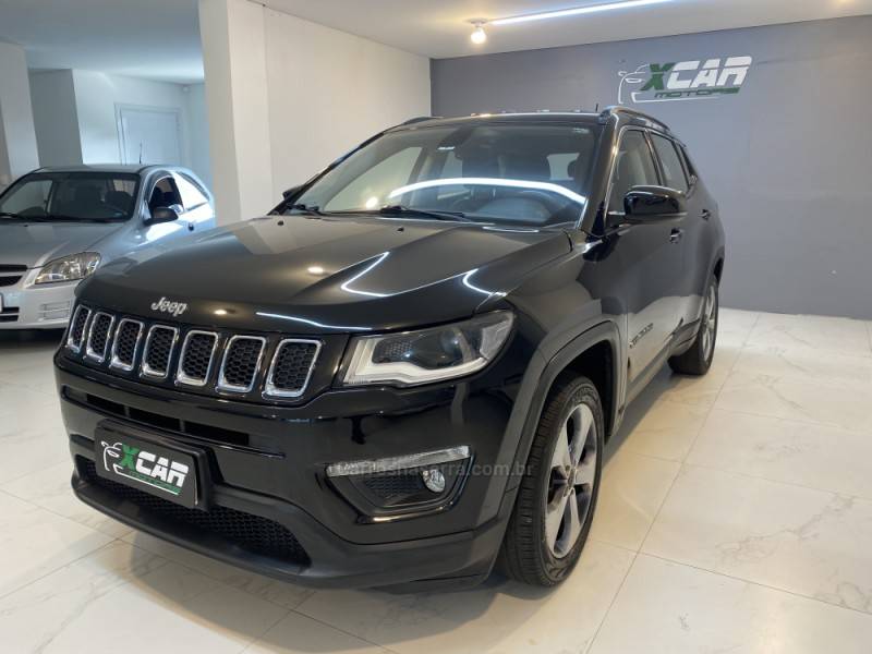 JEEP - COMPASS 2.0 16V FLEX LONGITUDE AUTOMÁTICO - 2017/2017 - Preta - R$ 94.900,00