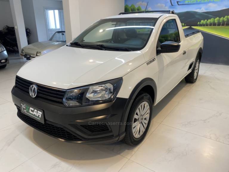 VOLKSWAGEN - SAVEIRO 1.6 MSI ROBUST CS 8V FLEX 2P MANUAL - 2021/2022 - Branca - R$ 64.900,00