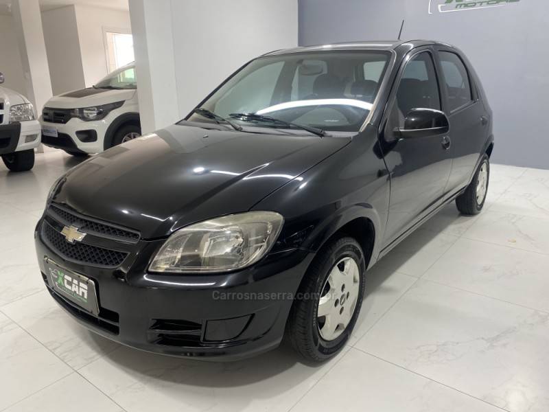 CHEVROLET - CELTA 1.0 MPFI VHC 8V GASOLINA 4P MANUAL - 2012/2013 - Preta - R$ 34.900,00