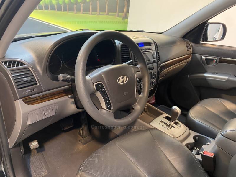 HYUNDAI - SANTA FÉ 2.4 MPI 2WD 16V GASOLINA 4P AUTOMÁTICO - 2011/2012 - Preta - R$ 55.900,00
