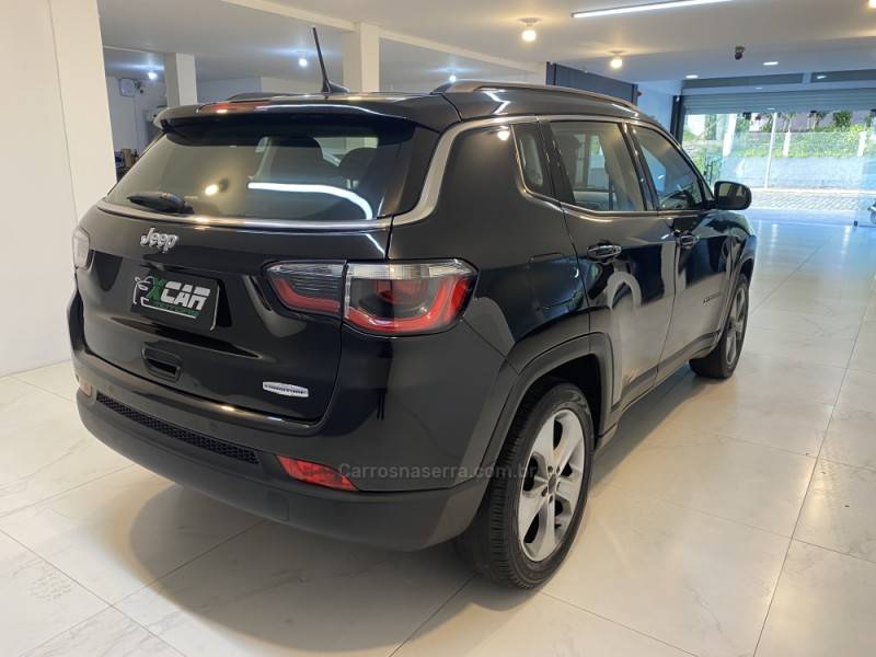 JEEP - COMPASS 2.0 16V FLEX LONGITUDE AUTOMÁTICO - 2017/2017 - Preta - R$ 94.900,00