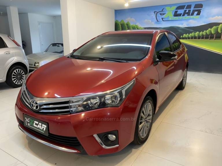 TOYOTA - COROLLA 2.0 XEI 16V FLEX 4P AUTOMÁTICO - 2017/2017 - Vermelha - R$ 93.900,00