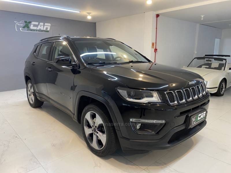 JEEP - COMPASS 2.0 16V FLEX LONGITUDE AUTOMÁTICO - 2017/2017 - Preta - R$ 94.900,00