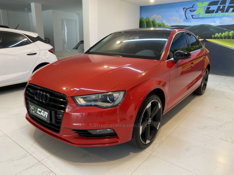 AUDI - A3 2.0 TFSI SEDAN AMBITION 16V GASOLINA 4P S-TRONIC - 2015/2016 - Vermelha - R$ 117.900,00
