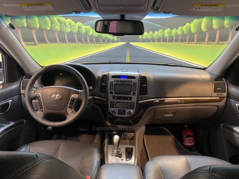 HYUNDAI - SANTA FÉ 2.4 MPI 2WD 16V GASOLINA 4P AUTOMÁTICO - 2011/2012 - Preta - R$ 55.900,00