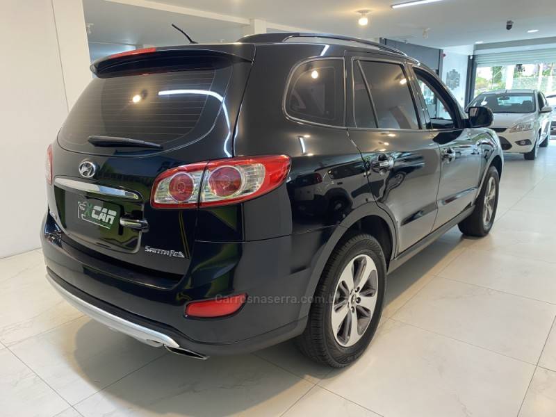 HYUNDAI - SANTA FÉ 2.4 MPI 2WD 16V GASOLINA 4P AUTOMÁTICO - 2011/2012 - Preta - R$ 55.900,00