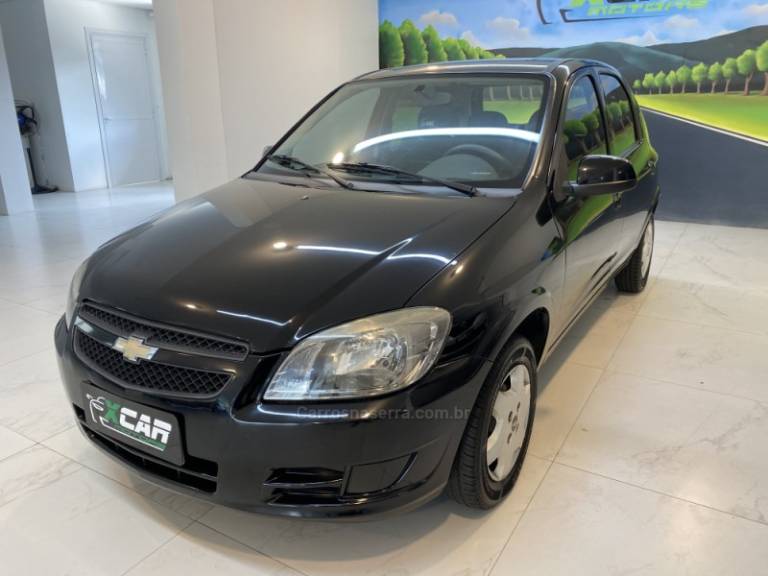 CHEVROLET - CELTA 1.0 MPFI VHC 8V GASOLINA 4P MANUAL - 2012/2013 - Preta - R$ 34.900,00
