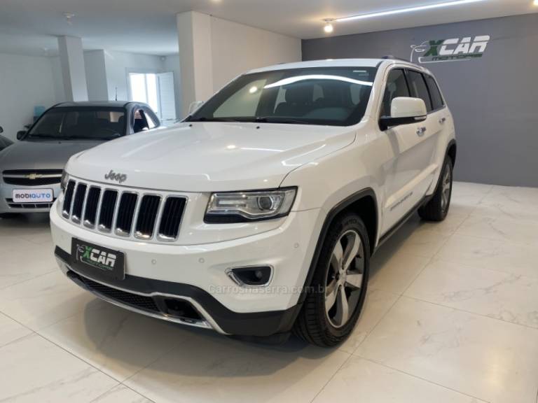 JEEP - GRAND CHEROKEE 3.6 LIMITED 4X4 V6 24V GASOLINA 4P AUTOMATICO - 2014/2015 - Branca - R$ 104.900,00